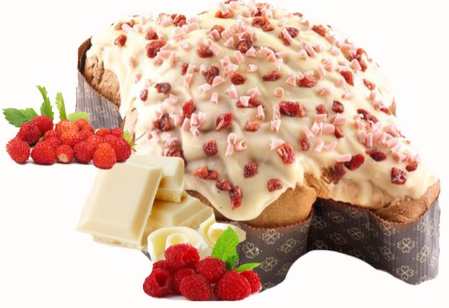 Cioccolato Bianco Lamponi e Fragoline